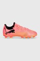 Puma dopuri pentru copii FUTURE 7 PLAY FG/AG Jr 107734 roz AW24
