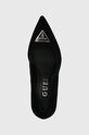 Semišové lodičky Guess BARSON čierna FLPBAR.SUE08.BLACK