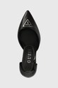 Guess pantofi de piele BARSYN negru FLPBSY.LEA08.BLACK