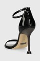 Încălțăminte Guess sandale de piele NANY FLPNAN.PAT03.BLACK negru