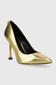 Шкіряні туфлі Guess TRACKER FLPTRK.LEM08.GOLD золотий SS24