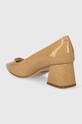 Взуття Шкіряні туфлі Guess ZABBI FLPZBB.PAT08.NUDE бежевий