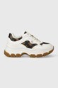 Guess sneakersy BRECKY3 imitacja skóry licowej biały FLPBR3.FAL12.WHIBR