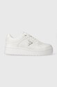Αθλητικά Guess MIRAM MIRAM φλατ λευκό FLPMIR.ELE12.WHITE
