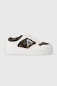 Guess sneakersy MIRAM2 platforma biały FLPMI2.FAL12.WHIBR