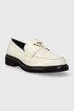 Kožené mokasíny Guess SHATHA FLPSHA.LEA14.CREAM béžová SS24