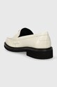 Boty Kožené mokasíny Guess SHATHA FLPSHA.LEA14.CREAM béžová
