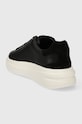 Obuv Kožené tenisky Guess ELBINA FLPVIB.SUE12.BLACK čierna