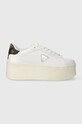 Guess sneakersy WILLEN imitacja skóry licowej biały FLPWLL.ELE12.WHITE