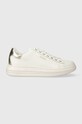 Шкіряні кросівки Guess VIBO платформа білий FL8VIB.LEA12.WHIGO