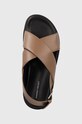 Δερμάτινα σανδάλια GARMENT PROJECT Lola Sandal καφέ GPWF2545.265