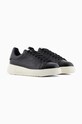 Kožené tenisky Emporio Armani X3X024.XF768.00002 čierna SS24