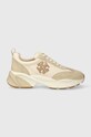 Tenisky Tory Burch Good Luck Trainer imitácia semišu béžová 83833.700.N
