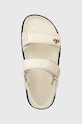 Tory Burch sandały skórzane Kira Sport Sandal beżowy 144328.104
