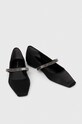 Балетки Tory Burch Crystal Ballet 154323.001 чорний SS24