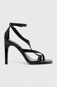 Sandale Dkny Audrey iznad 8 cm crna K3304760.BLK