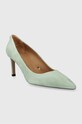 BOSS tocuri din piele intoarsa Janet 50498810.330 verde SS24