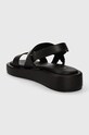 Încălțăminte BOSS sandale de piele Scarlet 50513299.001 negru