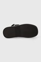 BOSS sandale de piele Scarlet 50513299.001 negru
