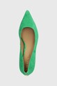 Lauren Ralph Lauren szpilki zamszowe Adrienne zielony 802755524007.300