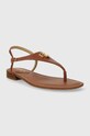 Kožené sandále Lauren Ralph Lauren Ellington 802940593002.270 hnedá SS24