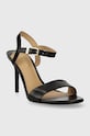 Kožené sandále Lauren Ralph Lauren Gwen 802940588001.001 čierna AW25