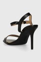 Obuv Kožené sandále Lauren Ralph Lauren Gwen 802940588001.001 čierna