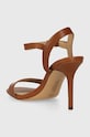 Obuwie Lauren Ralph Lauren sandały skórzane Gwen 802940588002.270 brązowy