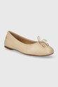 Lauren Ralph Lauren baleriny skórzane Jayna 802940728001.250 beżowy SS24