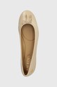 Usnjene balerinke Lauren Ralph Lauren Jayna bež 802940728001.250
