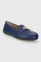 Lauren Ralph mocassini in pelle Barnsbury blu navy