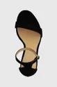 fekete Lauren Ralph Lauren velúr magassarkú cipő Allie