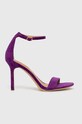 Замшеві сандалі Lauren Ralph Lauren Allie шпилька фіолетовий 802916355009.500