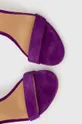 фиолетовой Замшевые сандалии Lauren Ralph Lauren Allie