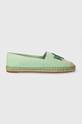 Espadrilky Lauren Ralph Lauren Cameryn Logo textilní zelená 802920405003.300