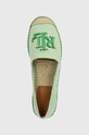 Espadrilky Lauren Ralph Lauren Cameryn Logo zelená 802920405003.300
