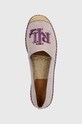 Lauren Ralph Lauren espadryle Cameryn Logo fioletowy 802920405005.500