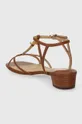 Kožené sandále Lauren Ralph Lauren Fallon Zvršok: Prírodná koža Vnútro: Prírodná koža Podrážka: Semišová koža