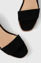 čierna Semišové sandále Lauren Ralph Lauren Leona