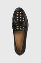 Lauren Ralph Lauren mocasini de piele Wynnie II negru 802925342001.001