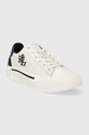Lauren Ralph Lauren sneakersy skórzane Daisie 802925360001.100 biały SS24