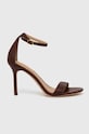 Lauren Ralph Lauren sandały skórzane Allie pozostałe brązowy 802938333001.200