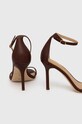 Încălțăminte Lauren Ralph Lauren sandale de piele Allie 802938333001.200 maro