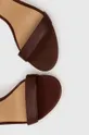 hnedá Kožené sandále Lauren Ralph Lauren Allie