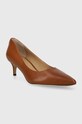 Lauren Ralph Lauren stilettos de piele Adrienne 802940572002.270 maro SS25