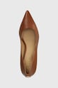 Lauren Ralph Lauren stilettos de piele Adrienne maro 802940572002.270