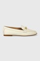 Lauren Ralph Lauren mokasyny skórzane Averi płaski beżowy 802834983003.101