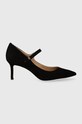 Lauren Ralph Lauren szpilki zamszowe Lanette Mj 5-8 cm czarny 802922170002.001