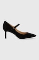 Lauren Ralph Lauren szpilki zamszowe Lanette Mj 5-8 cm czarny 802922170002.001