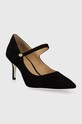 Lauren Ralph Lauren szpilki zamszowe Lanette Mj 802922170002.001 czarny SS24